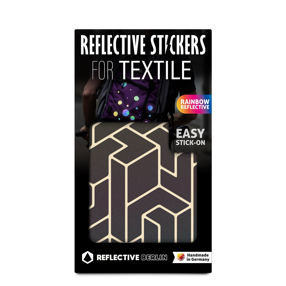 REFLECTIVE BERLIN リフレクティブベルリン STICKIES スティッキーズ ISOMETRIC アイソメトリック rainbow reflect レインボー リフレクター 反射 子供 安全