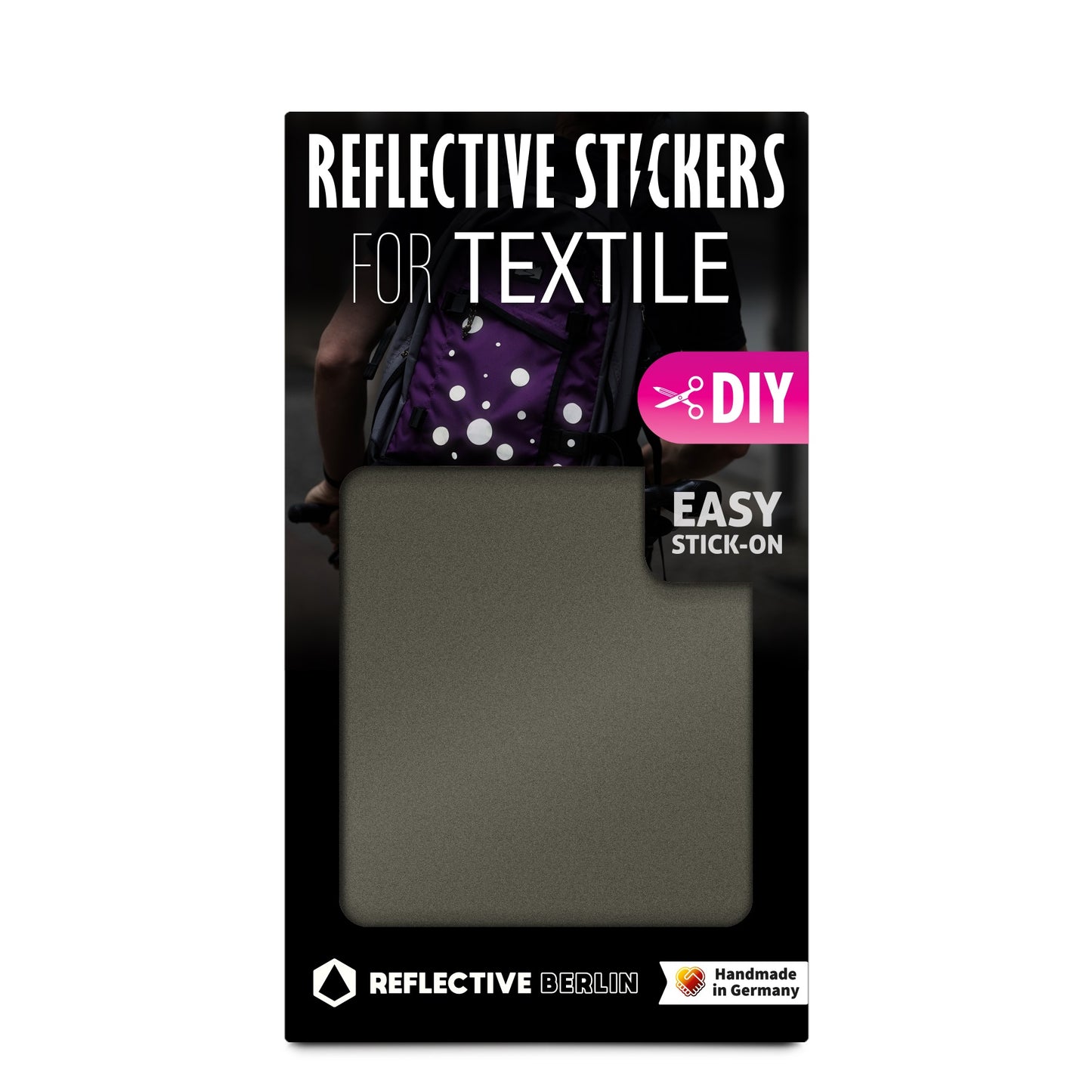 REFLECTIVE BERLIN リフレクティブベルリン STICKIES スティッキーズ DIY ディーアイワイ grey グレー 反射 子供 安全