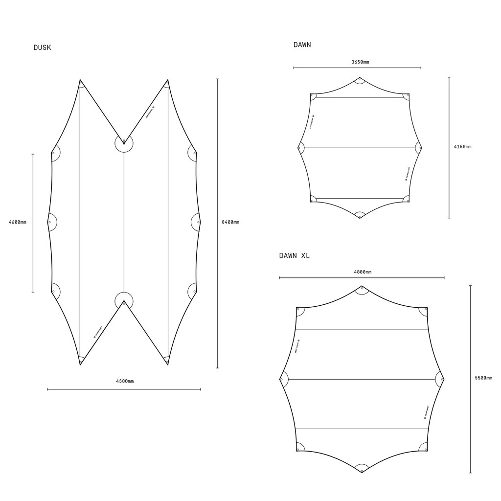 HEIMPLANET ハイムプラネット DUSK TARP ダスク タープ grey グレー