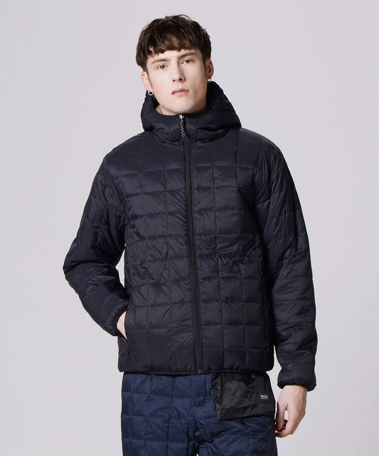 TAION タイオン マウンテン リバーシブル ダウン × ボア フーディー R106MB