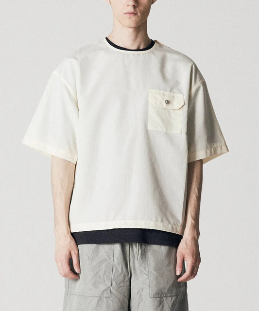 TAION タイオン ノンダウンミリタリー ハーフスリーブカットソー CS02NDML-1