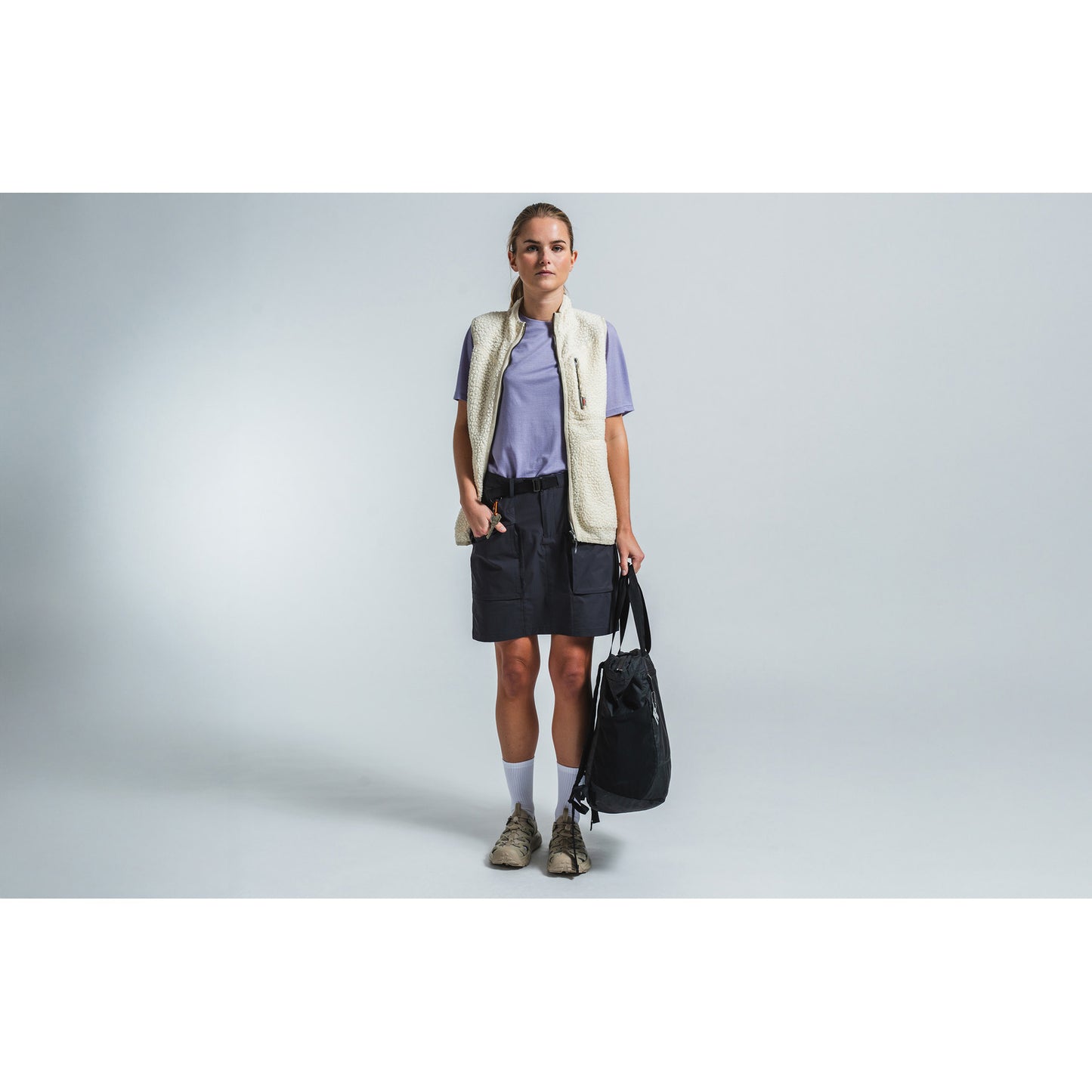サンプルセール W Vargon Fat Wool Vest ドラゴ ファットウール ベスト off white オフホワイト