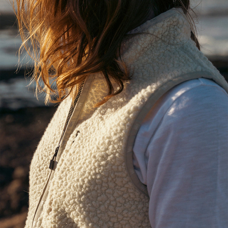 サンプルセール W Vargon Fat Wool Vest ドラゴ ファットウール ベスト off white オフホワイト