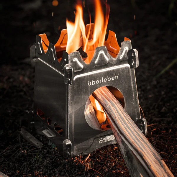 Uberleben ウーバーリーベン Stoker Flatpack Stove ストーカーフラットパックストーブ stainless