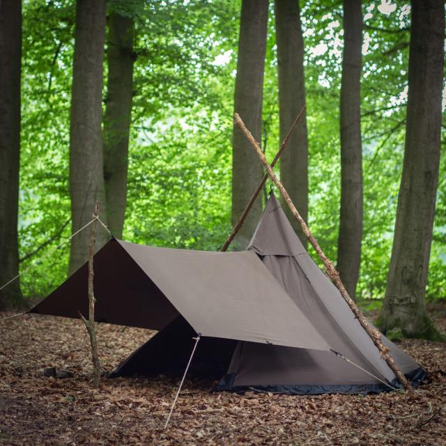 予約商品 Tschum チャン Tarp 156 x 300 nut brown タープ ナッツブラウン シェルター