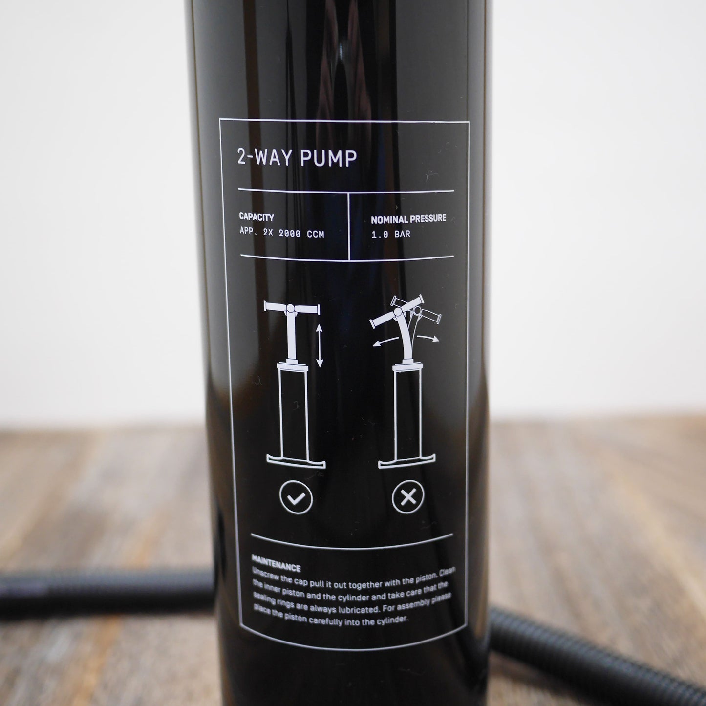 HEIMPLANET ハイムプラネット DOUBLE ACTION FLOOR PUMP Black Edition ダブルアクションフロアポンプ ブラックエディション ヘイムプラネット