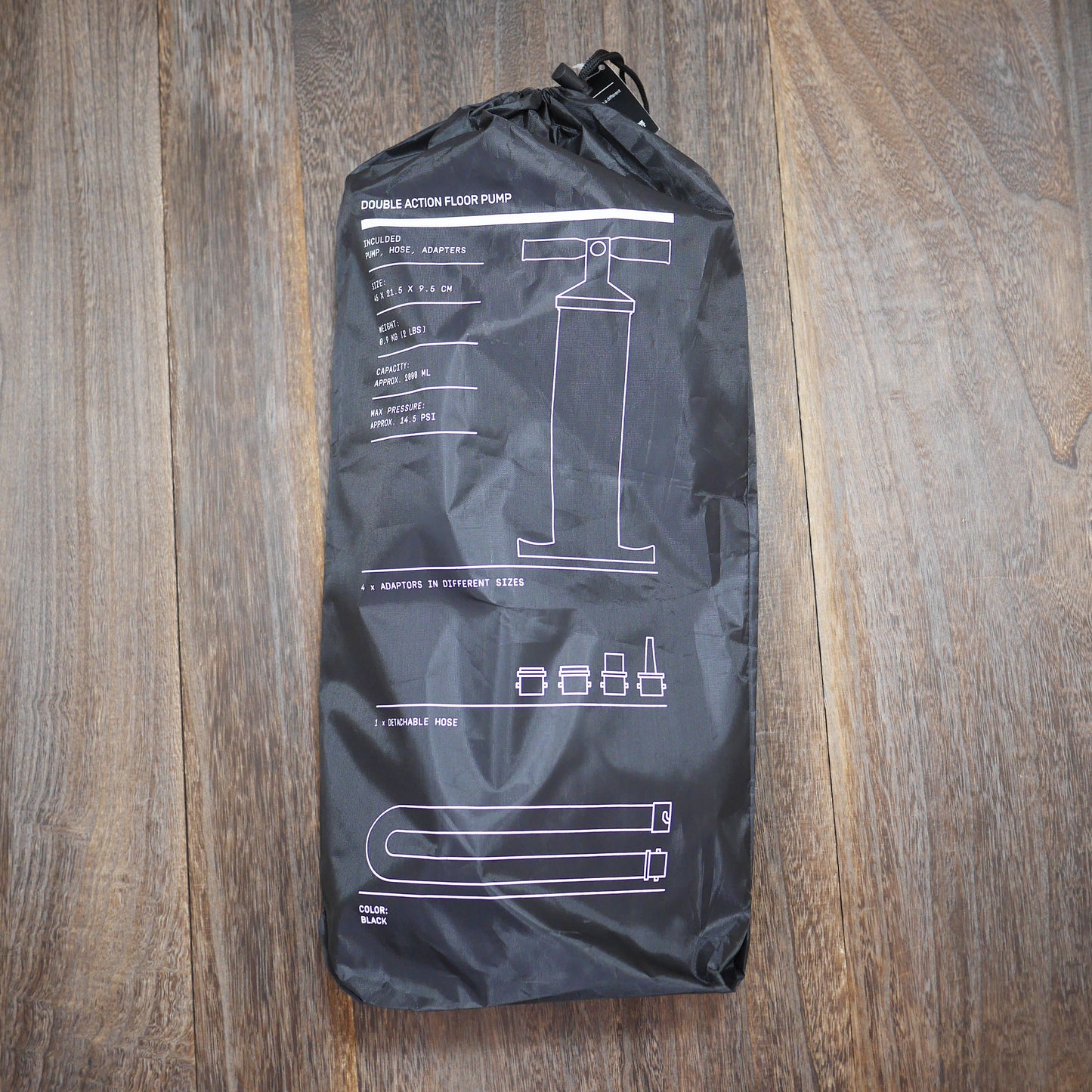 HEIMPLANET ハイムプラネット DOUBLE ACTION FLOOR PUMP Black Edition ダブルアクションフロアポンプ ブラックエディション ヘイムプラネット