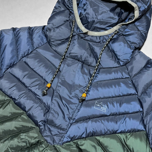 サンプルセール M OVIK DOWN ANORAK オビック ダウン アノラック navy emerald Mサイズ