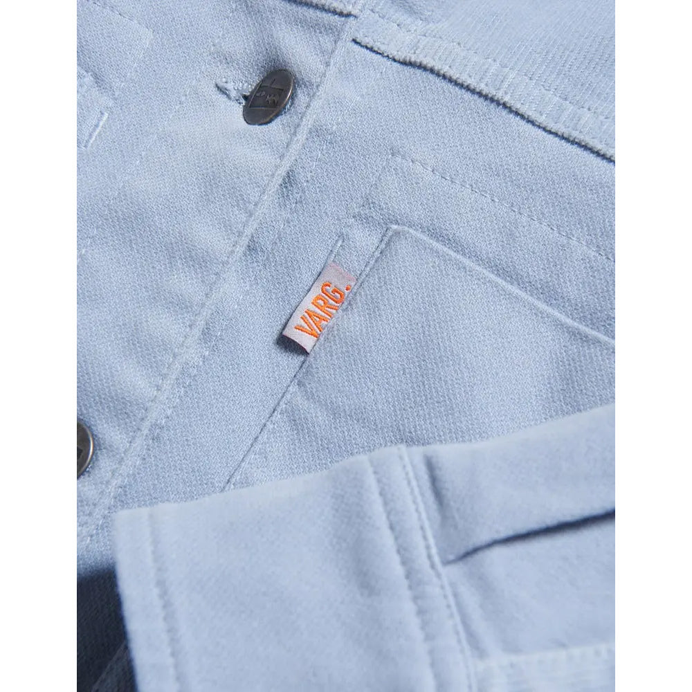 サンプルセール W Haga Overshirt ハーガ オーバーシャツ ashley blue アシュレイブルー