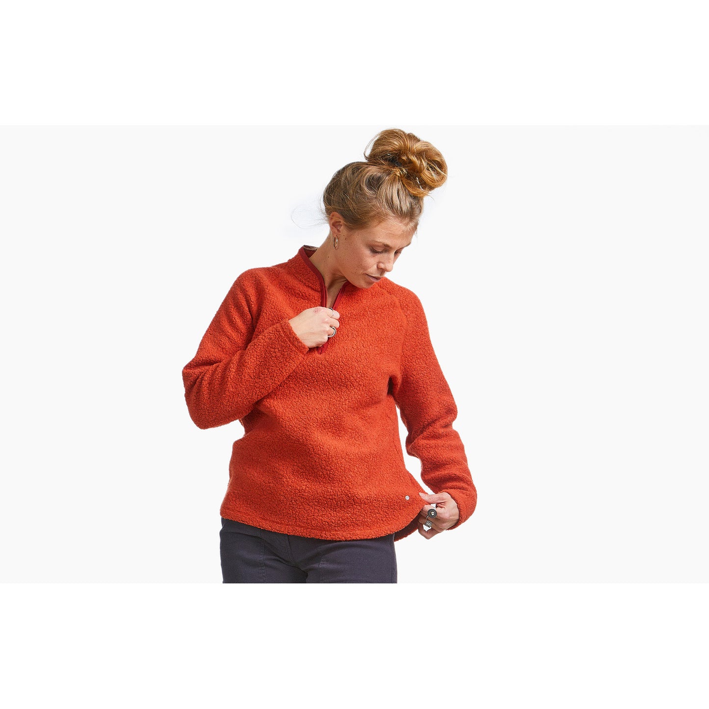 サンプルセール W Drago Wool Jersey ドラゴ ウール ジャージー rust orange オレンジ