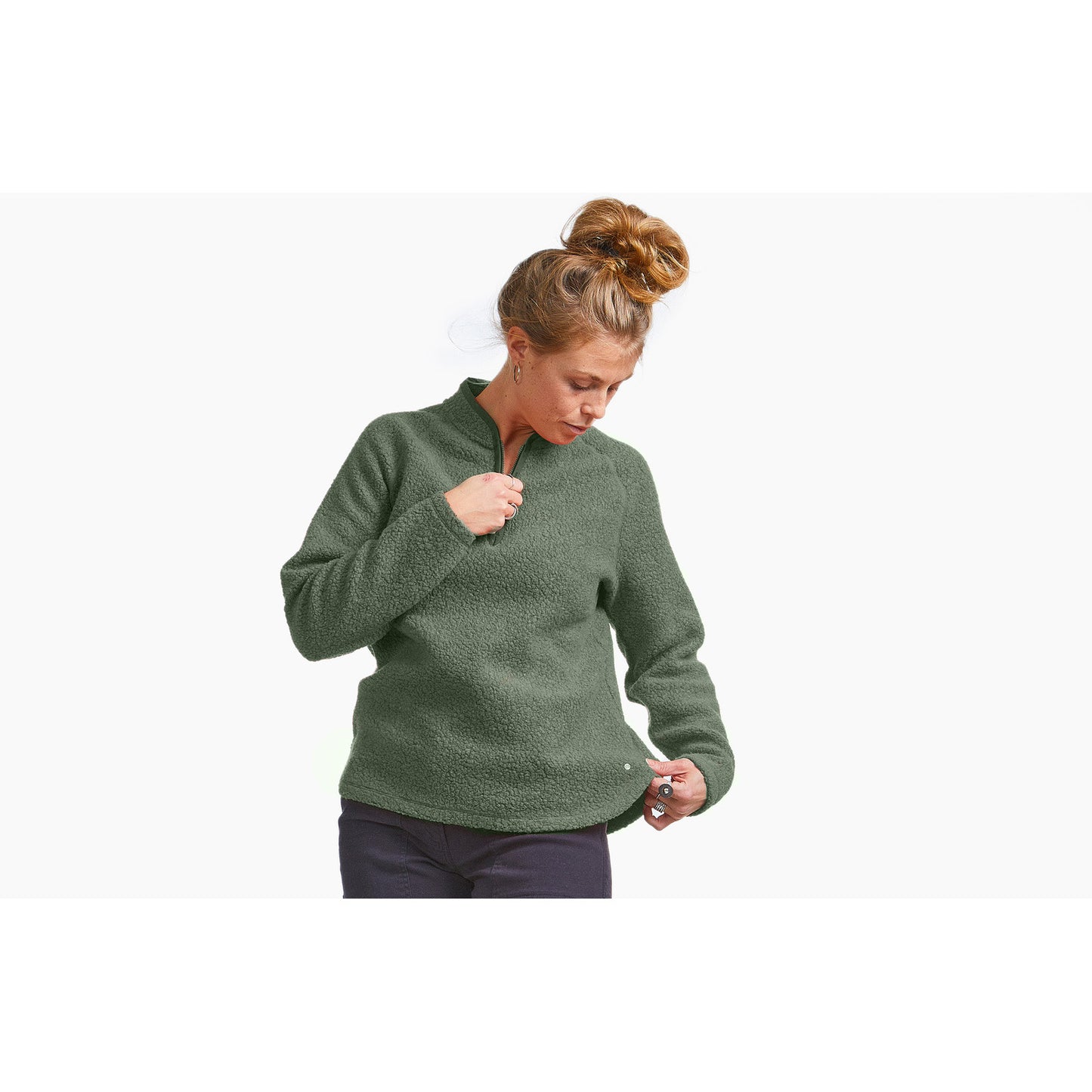 サンプルセール W Drago Wool Sweater ドラゴ ウール セーター spring green スプリング グリーン