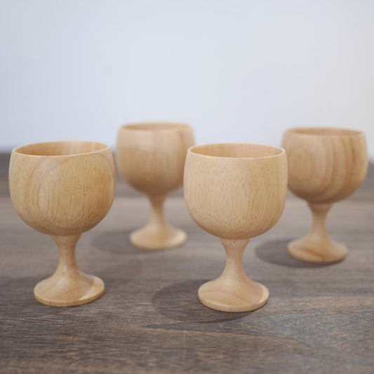 EAGLE Products イーグルプロダクツ Stemmed Wooden Cup 4pcs ステムドウッデングラス 4個セット