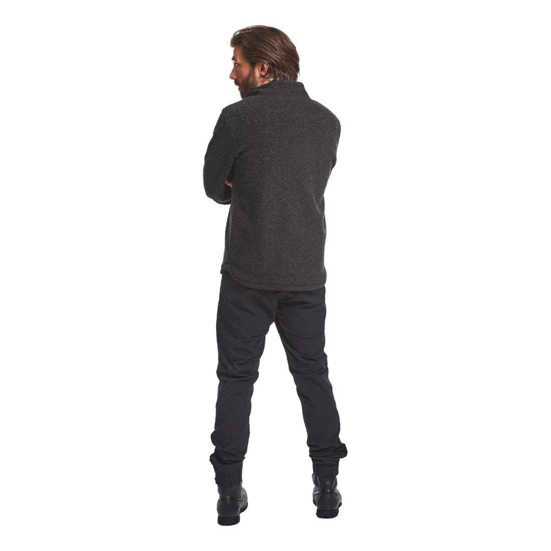 サンプルセール M KRAGO WOOL JERSEY クラゴ ウール ジャージ black ブラック M サイズ