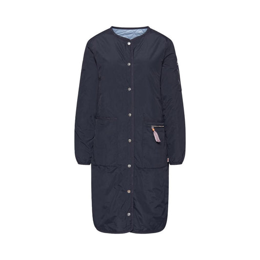 サンプルセール W SALTON LONG SPRING COAT サルトン ロング スプリング コート dark blue / M ダークブルー