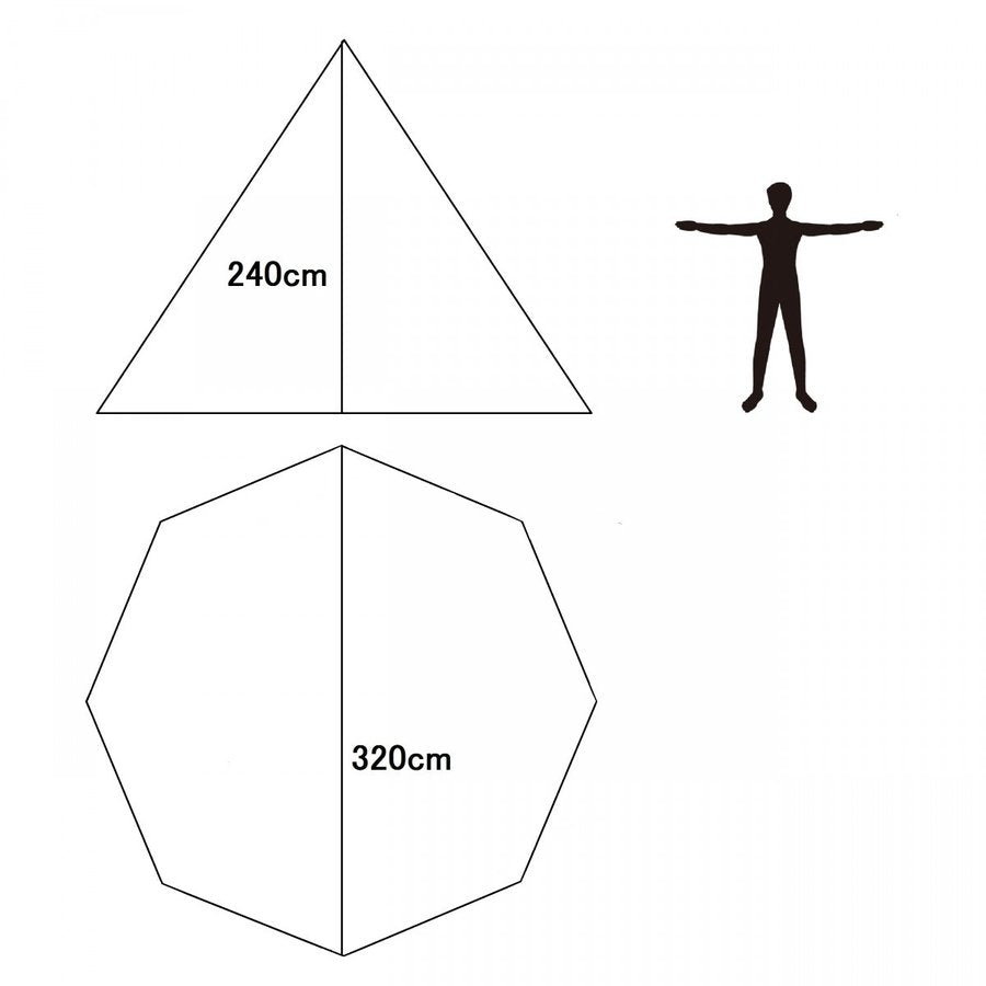 予約商品 Tschum チャン 4P KATUN tent nut brown カトゥン 4P ナッツブラウン ティピー テント タープ シェルター テント