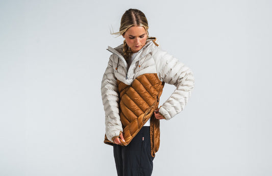 サンプルセール VARGKLADER ヴァーグクレイダー W ALGON CLASSIC DOWN HOOD ZIP エルゴーン ダウン フード ジップ d.gold Mサイズ ゴールド