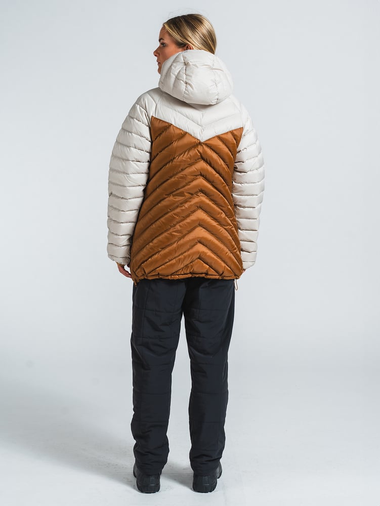 サンプルセール VARGKLADER ヴァーグクレイダー W ALGON CLASSIC DOWN HOOD ZIP エルゴーン ダウン フード ジップ d.gold Mサイズ ゴールド