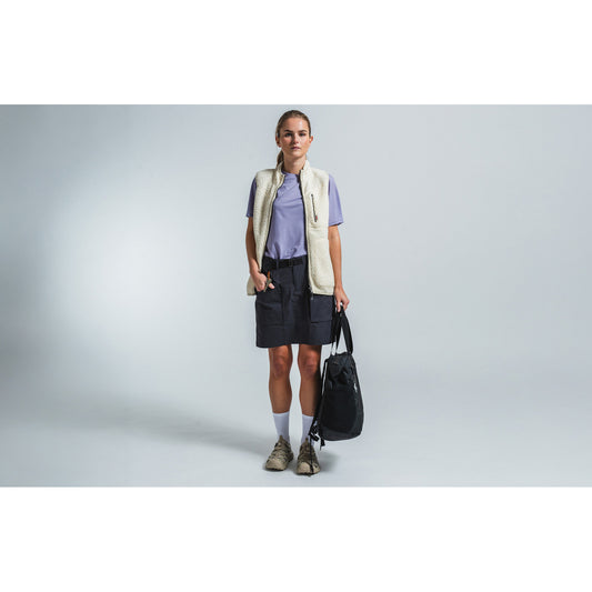 VARGKLADER ヴァーグクレイダー W VARGON FAT WOOL VEST ヴァーゴン ファット ウール ベスト off white オフホワイト women L サイズ