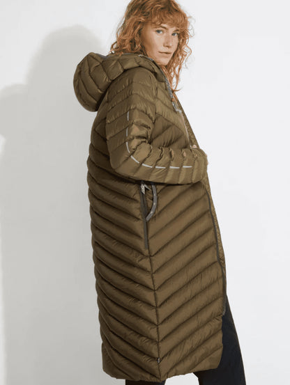 サンプルセール U ZIP SAREK LONG DOWN HOOD ジップ サレック ロング ダウン フード olive and nature オリーブ ネイチャー