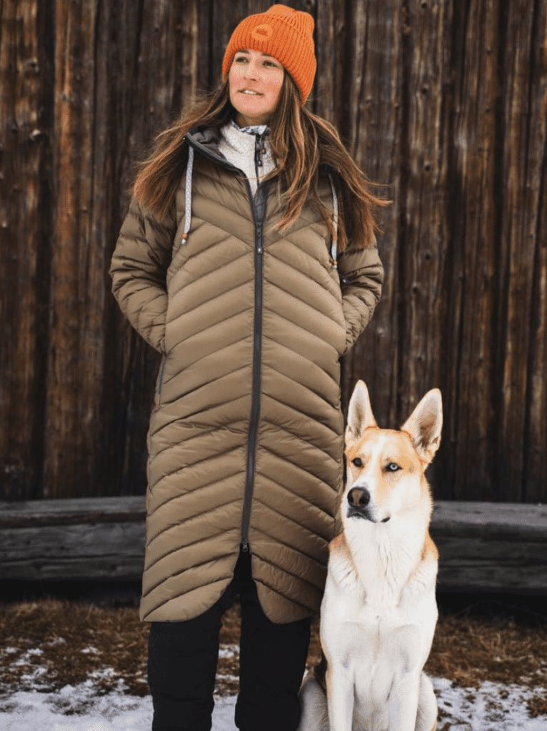 サンプルセール U ZIP SAREK LONG DOWN HOOD ジップ サレック ロング ダウン フード olive and nature オリーブ ネイチャー