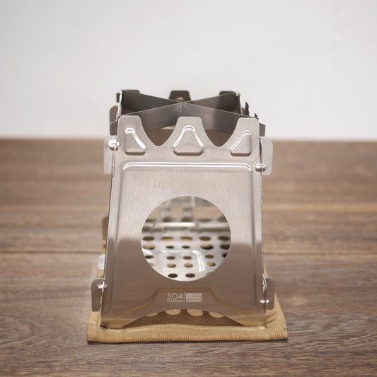 Uberleben ウーバーリーベン Stoker Flatpack Stove ストーカーフラットパックストーブ stainless