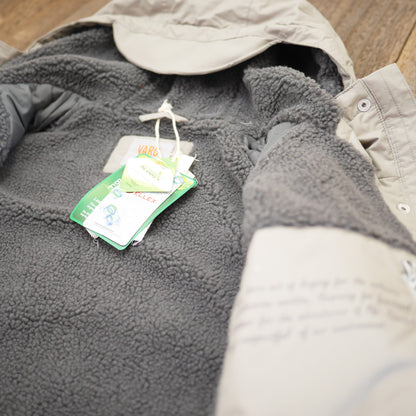 サンプルセール W ARE ECO PARKA JACKET アーレ エコ パーカ cloud grey M サイズ クラウド グレー