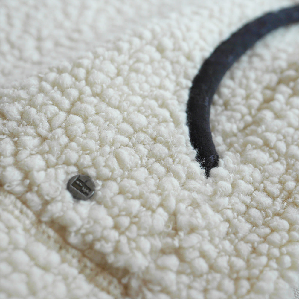 VARGKLADER ヴァーグクレイダー M VARGON FAT WOOL VEST ヴァーゴン ファット ウール ベスト off white オフホワイト