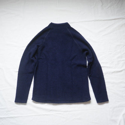 サンプルセール M DRAGO WOOL JERSEY ドラゴ ウール ジャージ navy blue ネイビーブルー M サイズ