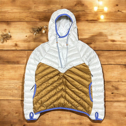 サンプルセール VARGKLADER ヴァーグクレイダー W ALGON CLASSIC DOWN HOOD ZIP エルゴーン ダウン フード ジップ d.gold Mサイズ ゴールド