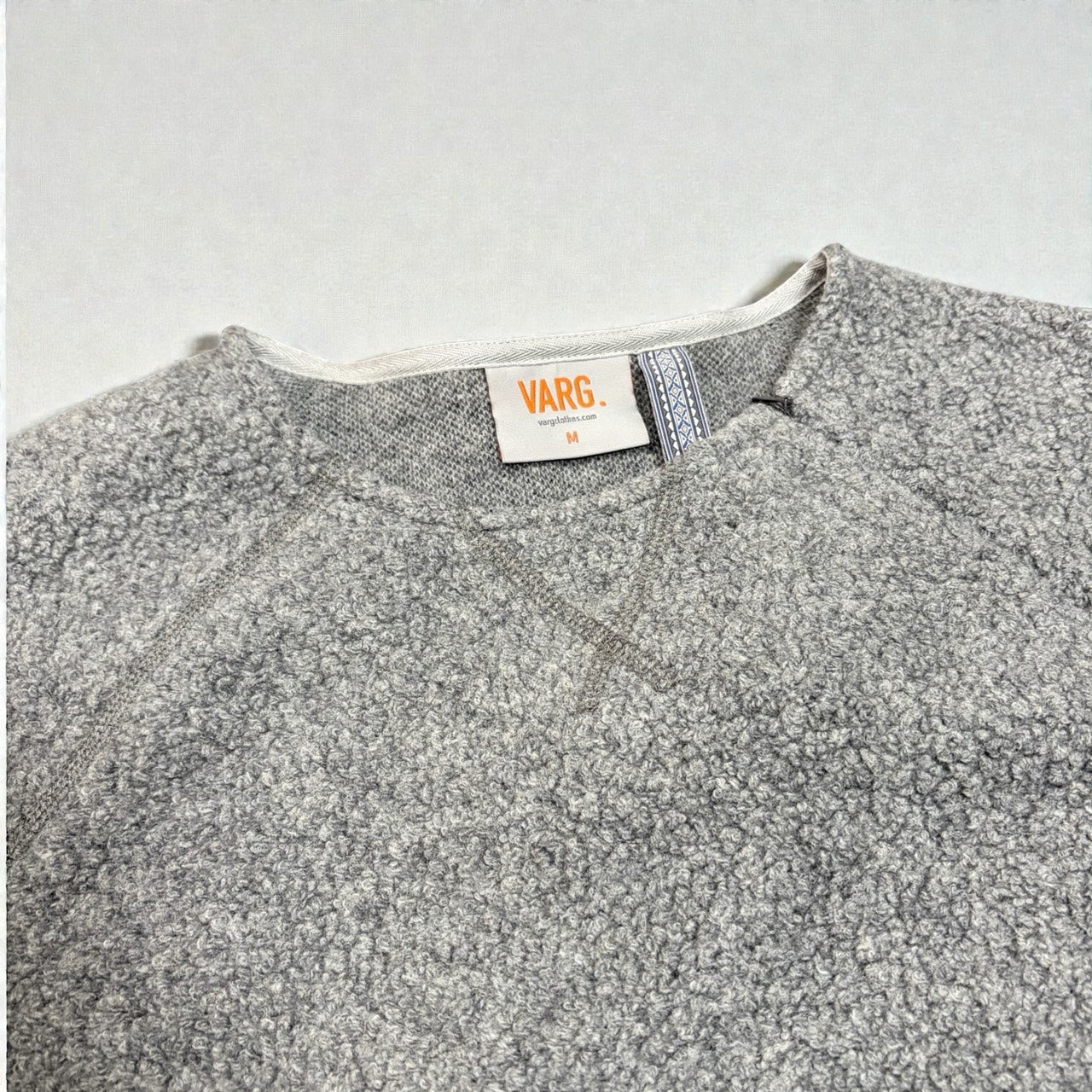 サンプルセール M FARO WOOL JERSEY ファロ ウール ジャージ granut grey M グラナット グレー