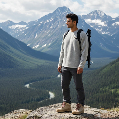 サンプルセール M FARO WOOL JERSEY ファロ ウール ジャージ granut grey M グラナット グレー