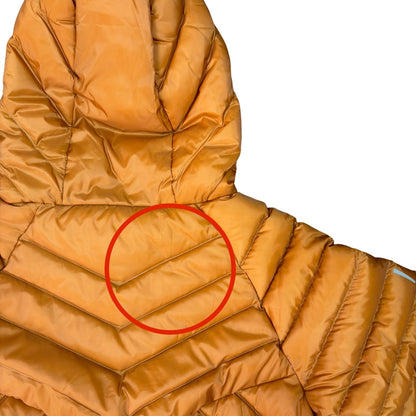 サンプルセール M ALGON DOWN HOOD エルゴーン ダウン フード roasted pecan XL ピーカンナッツ