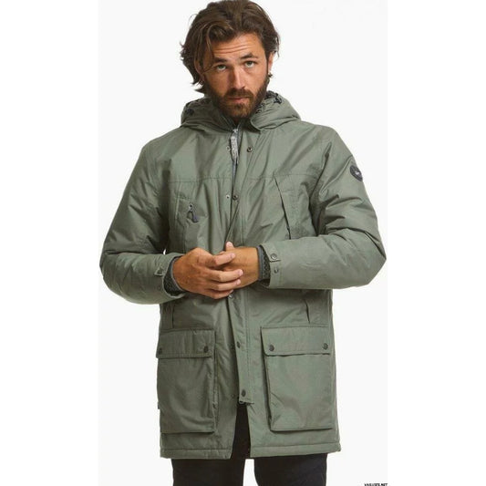 サンプルセール VARGKLADER ヴァーグクレイダー M ARE ECO PARK アーレ エコ パーカ pine green M パイングリーン