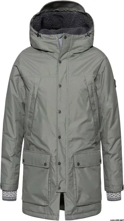 サンプルセール VARGKLADER ヴァーグクレイダー M ARE ECO PARK アーレ エコ パーカ pine green M パイングリーン