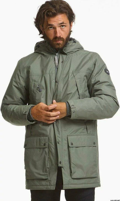 サンプルセール VARGKLADER ヴァーグクレイダー M ARE ECO PARK アーレ エコ パーカ pine green M パイングリーン