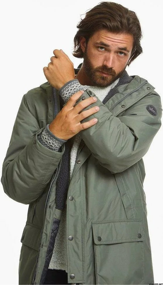 サンプルセール VARGKLADER ヴァーグクレイダー M ARE ECO PARK アーレ エコ パーカ pine green M パイングリーン