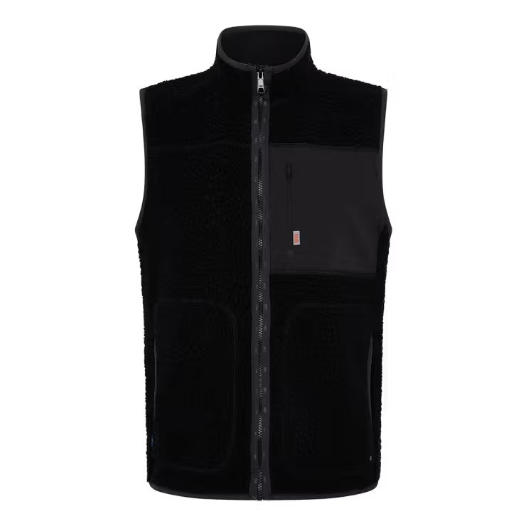 サンプルセール M VARGON FAT WOOL VEST ヴァーゴン ファット ウール ベスト black / M