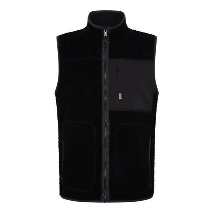 サンプルセール M VARGON FAT WOOL VEST ヴァーゴン ファット ウール ベスト black / M