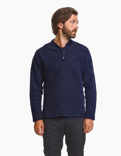 VARGKLADER ヴァーグクレイダー M DRAGO WOOL JERSEY ドゥラゴ ウール ジャージー navy blue ネイビー ブルー