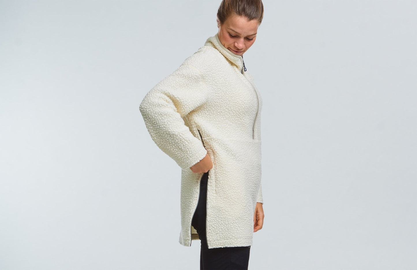 サンプルセール W DUVED WOOL ANOLAK デュヴド ウール アノラック off white XL サイズ オフホワイト