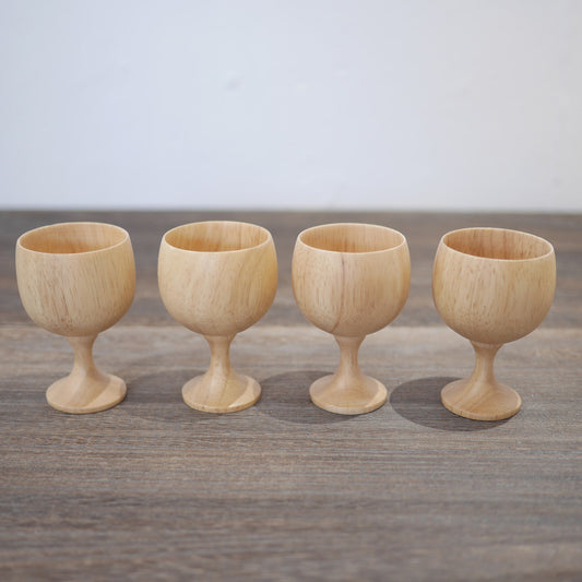 EAGLE Products イーグルプロダクツ Stemmed Wooden Cup 4pcs ステムドウッデングラス 4個セット