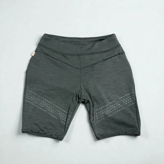 サンプルセール VARGKLADER ヴァーグクレイダー W GRANO POWER WOOL SHORTS  グラノ パワーウール ショーツ phantom black M サイズ ファントムブラック ミドルレイヤー