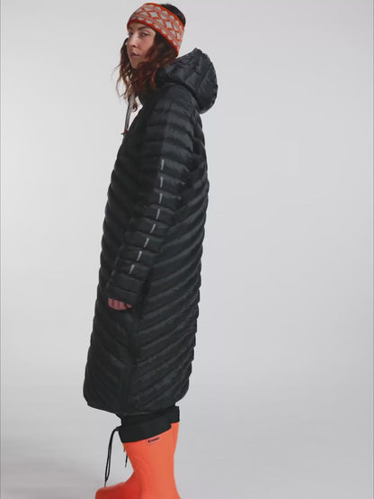 サンプルセール U SAREK LONG DOWN HOOD ANORAK サレック ロング ダウン フード アノラック dark emerald green ダークエメラルドグリーン