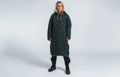 サンプルセール U SAREK LONG DOWN HOOD ANORAK サレック ロング ダウン フード アノラック dark emerald green ダークエメラルドグリーン