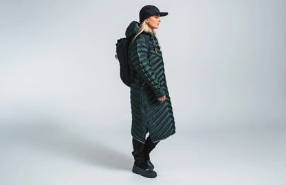 サンプルセール U SAREK LONG DOWN HOOD ANORAK サレック ロング ダウン フード アノラック dark emerald green ダークエメラルドグリーン
