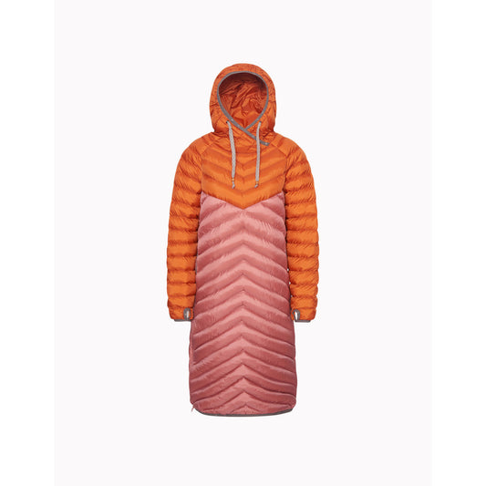 サンプルセール U SAREK LONG DOWN HOOD ANORAK サレック ロング ダウン フード アノラック retro orange ＆ pink レトロオレンジ ＆ ピンク