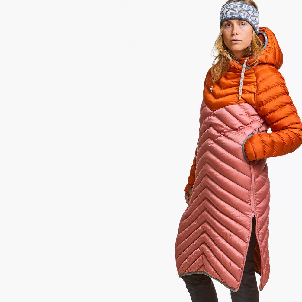 サンプルセール U SAREK LONG DOWN HOOD ANORAK サレック ロング ダウン フード アノラック balsam green mix バルサム グリーン ミックス