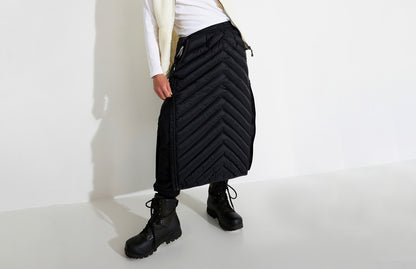 サンプルセール W TRANABY WINTER SKIRT ターナビー ウィンター スカート carbon black / XL