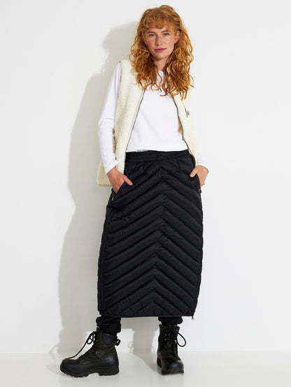 サンプルセール W TRANABY WINTER SKIRT ターナビー ウィンター スカート carbon black / XL