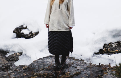 サンプルセール W TRANABY WINTER SKIRT ターナビー ウィンター スカート carbon black / XL